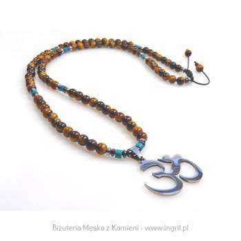 Naszyjnik męski sylaba OM
