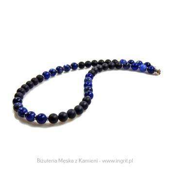 Koraliki na szyje dla mężczyzny z kamieni