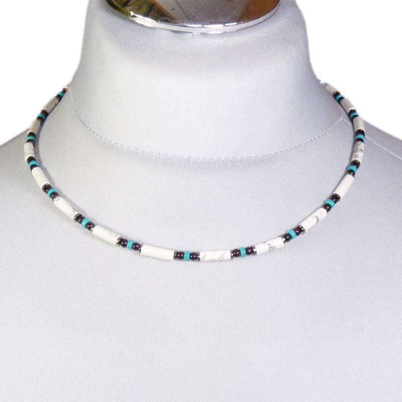  magnezytu i granatu – elegancki męski dodatek.